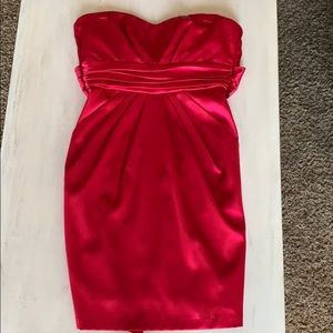 Strapless, mini dress